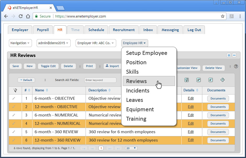 Human Resource (HR) Module